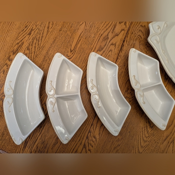 Vintage Princess House Pavilion 15" Platter Serving Set - Picture 5 of 9